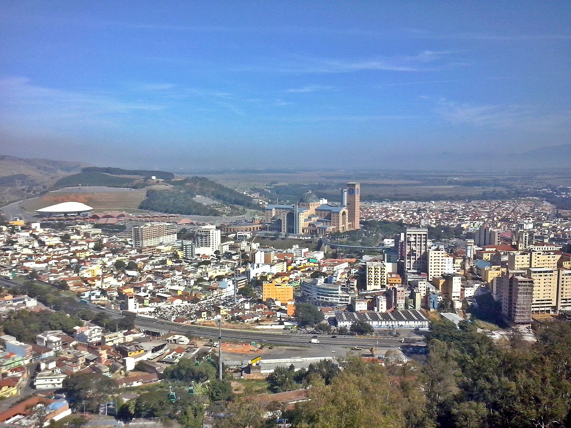 Panorâmica da cidade vista do Morro do Cruzeiro