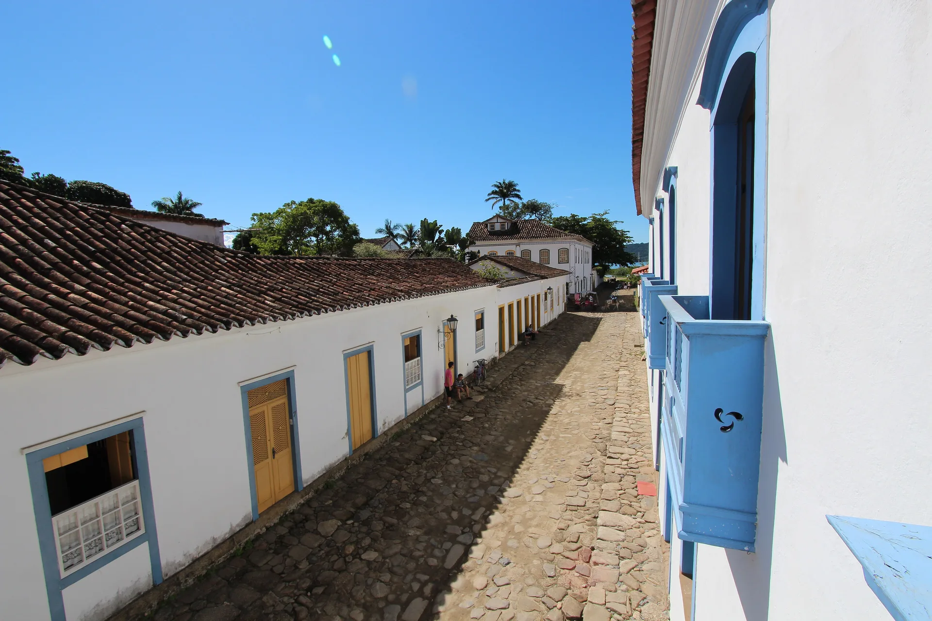 Rua de pedra do Centro Histórico de Paraty